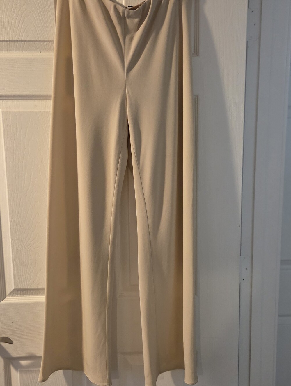 Vince Wide-Leg Cream Ponte Pants 32" Inseam - Picture 7 of 8